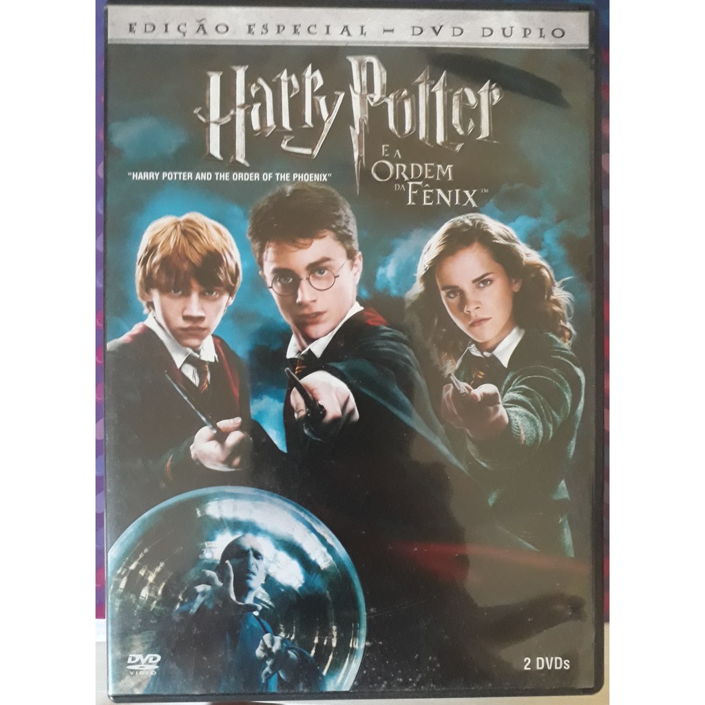 Dvd Duplo Harry Potter E A Ordem Da Fênix Warner Especial