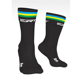 Meia de ciclismo ert bike cano médio preto campeão brasileiro original