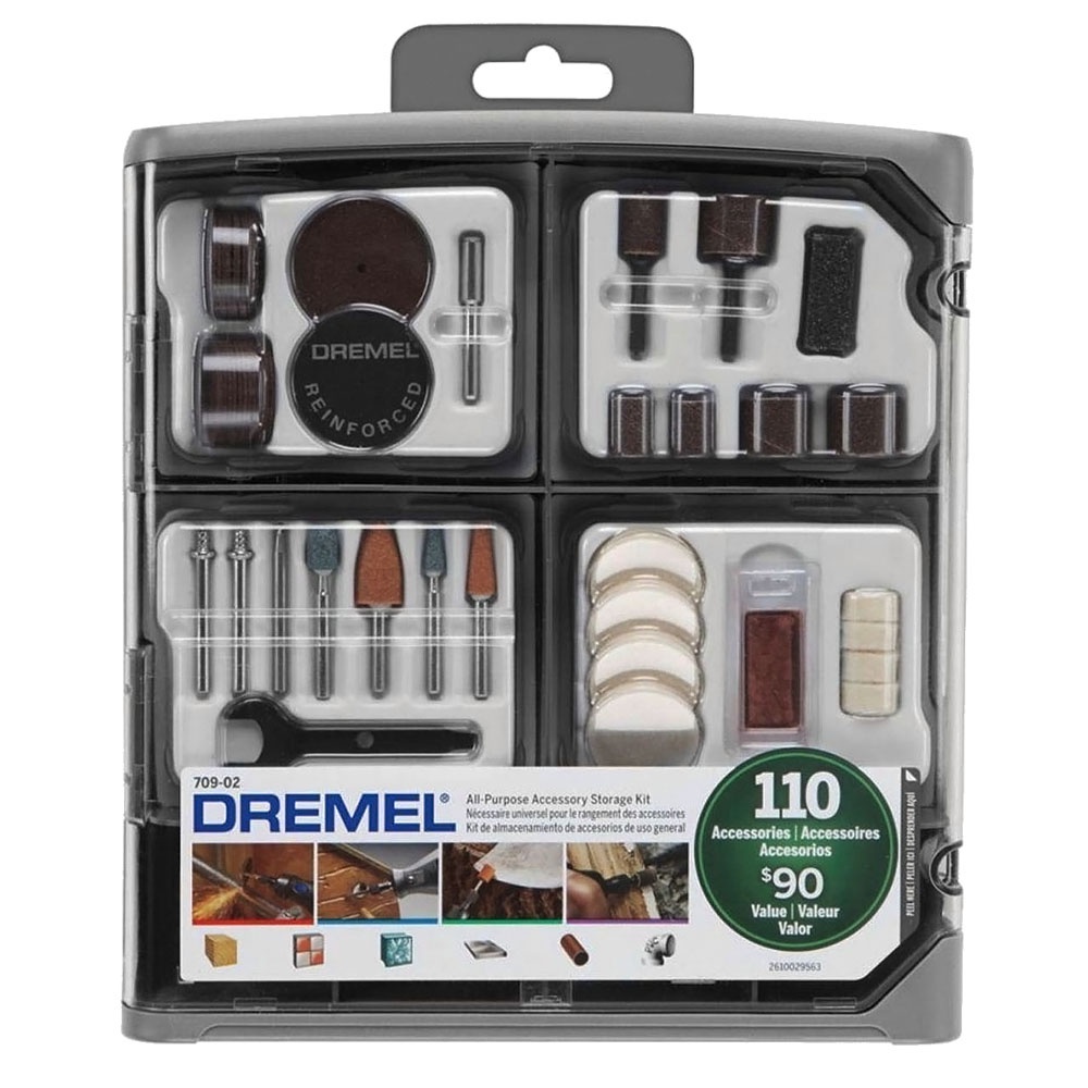 Kit Dremel Multiuso 110 Acessórios Polir Cortar Esmerilhar Gravar Lixar 709 em Oferta na Shopee