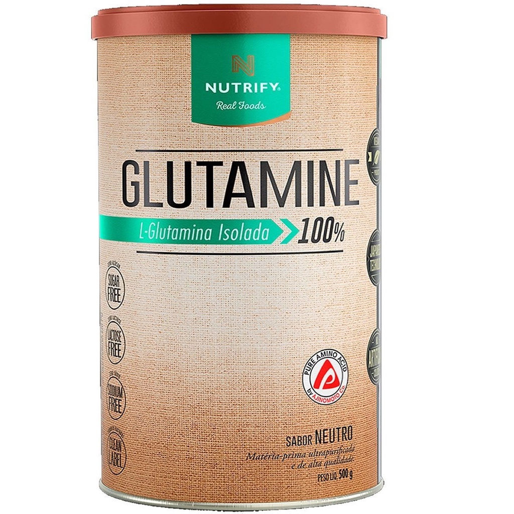 Glutamine (L-glutamina isolada 100%) - Nutrify 500g