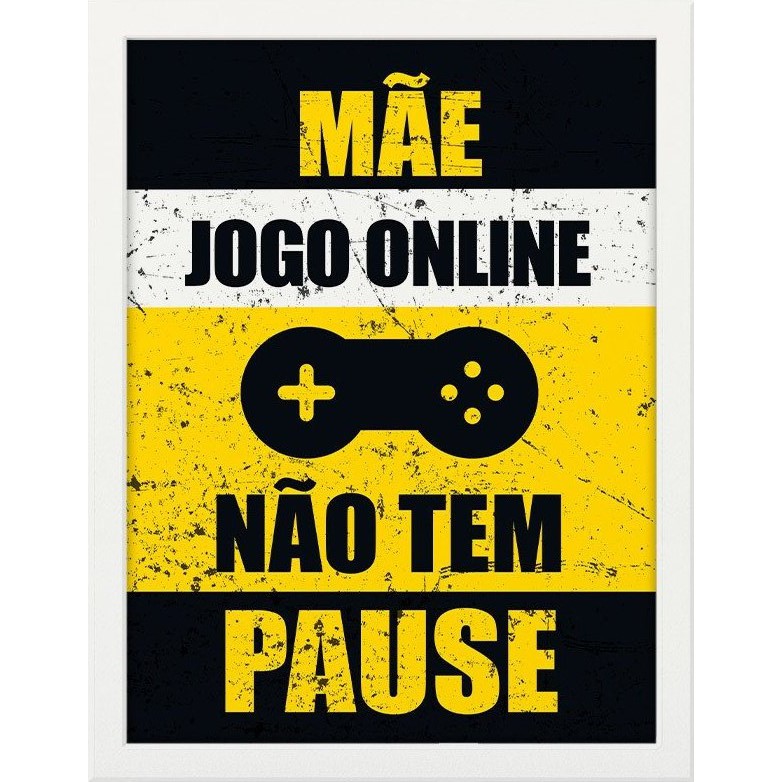 placa decorativa video game mãe jogo online geek nerd jogo para porta de quarto jogador em mdf