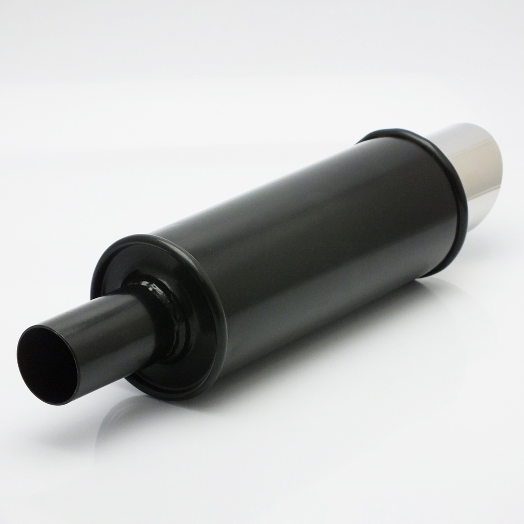Escape Abafador Esportivo Turbinho Ponteira Inox 3 Polegadas
