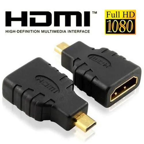 Adaptador de Vídeo Hdmi para Micro Hdmi Blindado 1080p