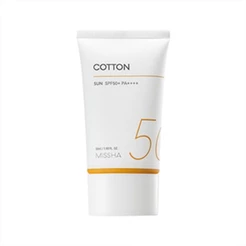 missha all around safe block cotton sun cream sun screen sun block SPF50+ PA+++ 50g
