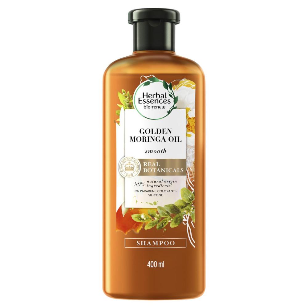 Shampoo Herbal Essences Bio Renew Óleo de Moringa Dourado 400ml em Oferta na Shopee