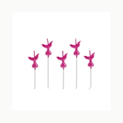 Vela Cauda Sereia c/ glitter - 02 Unidades - Silver Festas - Rizzo