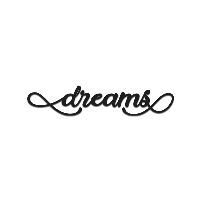 Palavra Dreams MDF 3mm decoração de sala, decoração de quarto em mdf , decoração de ambiente