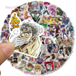 50 Pcs Jojo Bizarre Adventure Anime À Prova D 