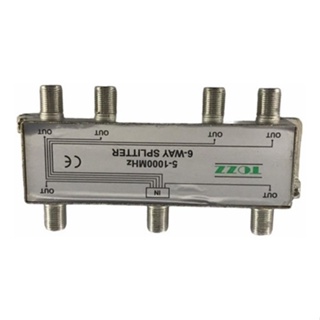 Divisor De Antena 1 Entrada E 6 Saídas (5-1000mhz) Uhf / Vhf em Oferta na Shopee