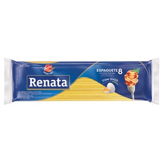 Macarrão Espaguete 8 Com Ovos Renata 500g