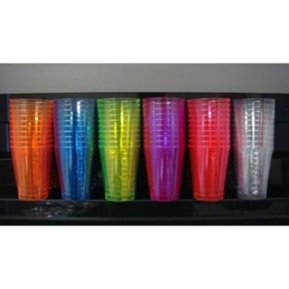 Copo Acrílico 300ml Resistente Lavável C/10 Unidades Consulte Cores em Oferta na Shopee