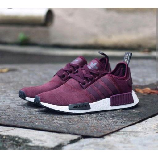 tenis adidas nmd bordo