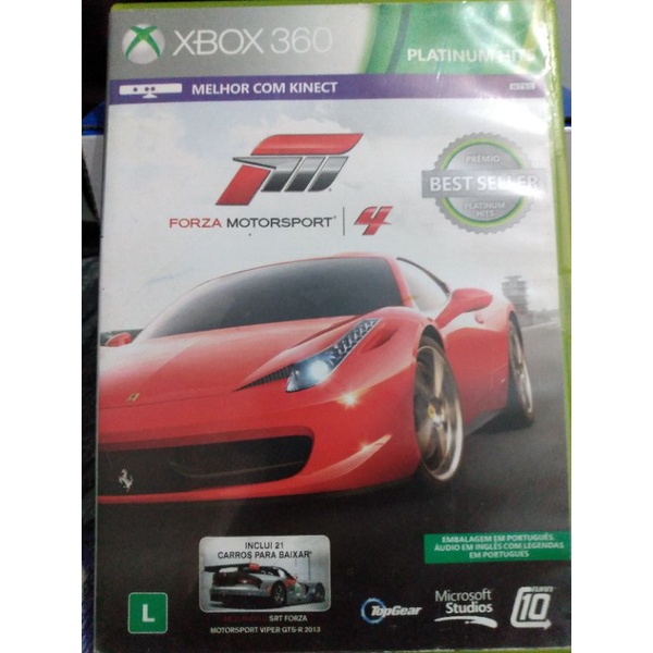 Forza Motorsport 4 Xbox 360 Mídia Física Original Shopee Brasil 0212