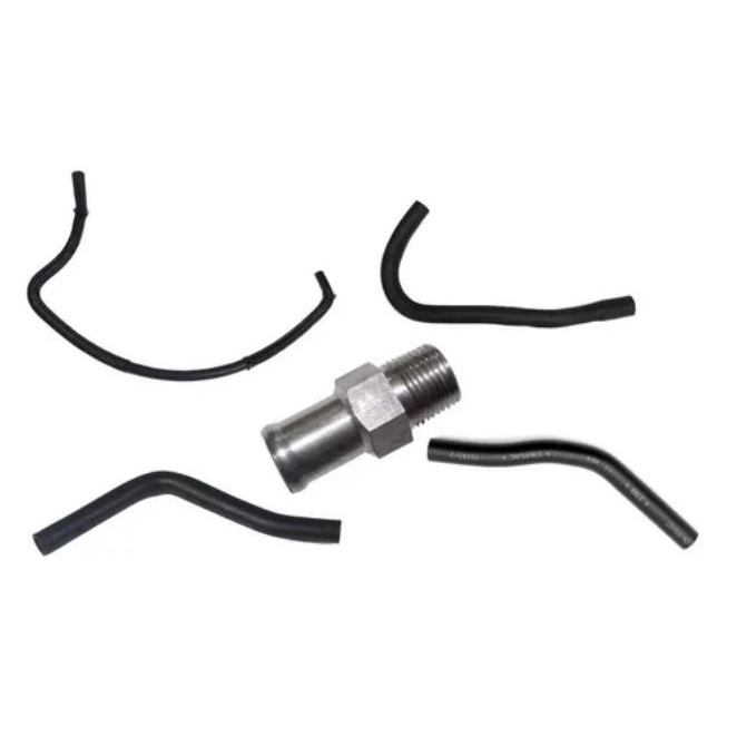 Kit 4 Mangueiras + Conexão Bloco Ecosport 1.0 8v Zetec Rocam