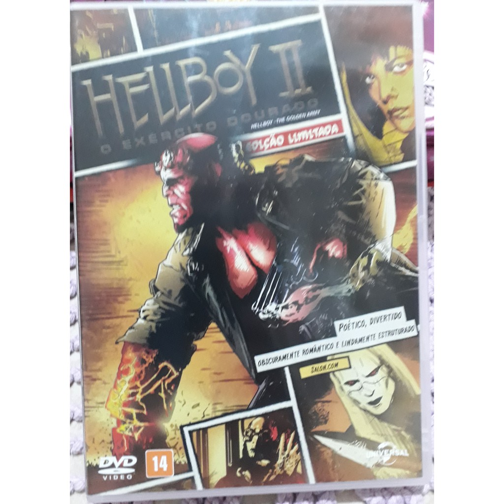 Dvd Hellboy 2 O Exército Dourado Edição Limitada Universal