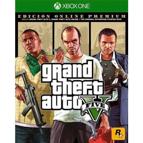 GRAND THEFT AUTO V 5 GTA 5 V - PREMIUM ONLINE EDITION - XBOX ONE + MAPA (LEGENDAS EM PORTUGUÊS)
