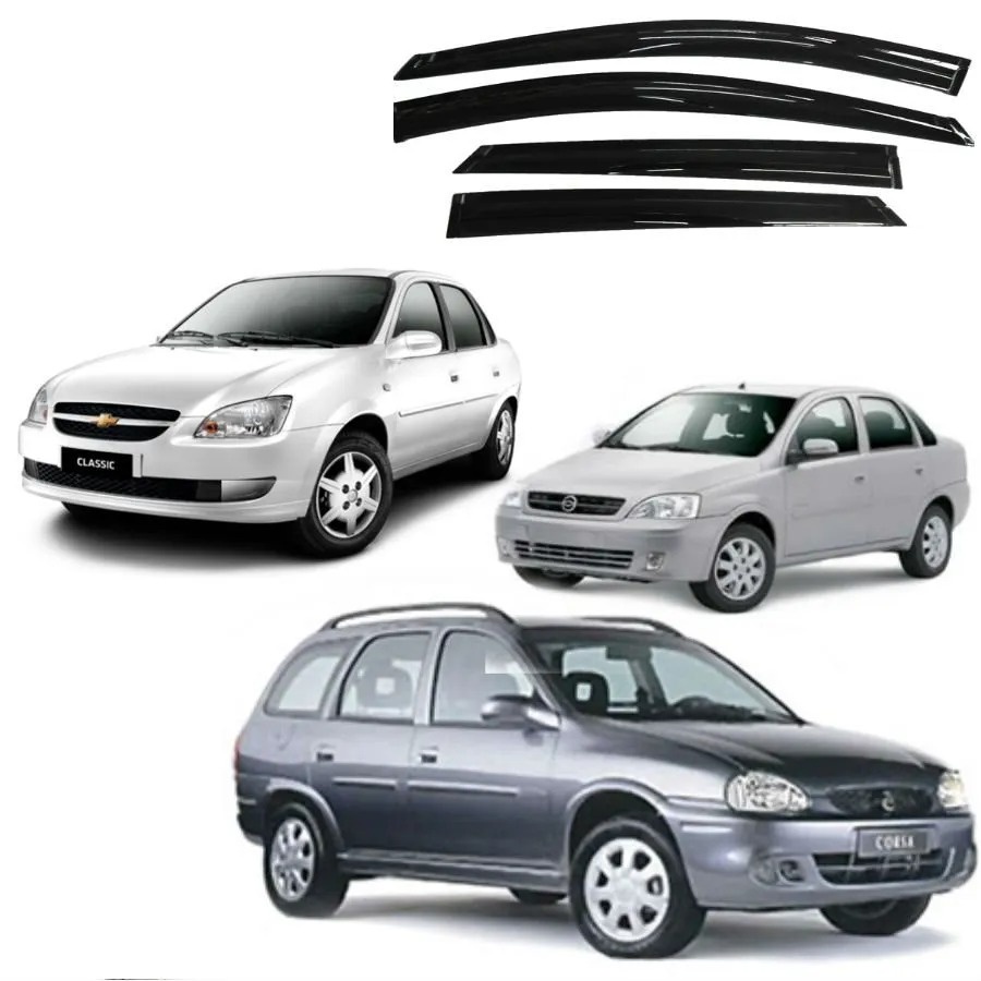 Calha De Chuva Corsa Classic Wagon Sedan e Hatch 94/15 4p