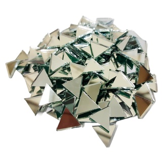 Pastilha de Espelho Triangulo Mod.1,0x1,2cm - 100 Peças Soltas - Não Autocolante - Veja a Descrição em Oferta na Shopee