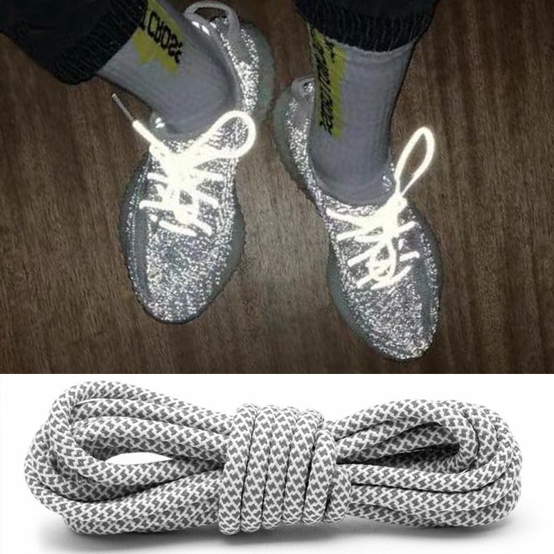 cadarço refletivo yeezy