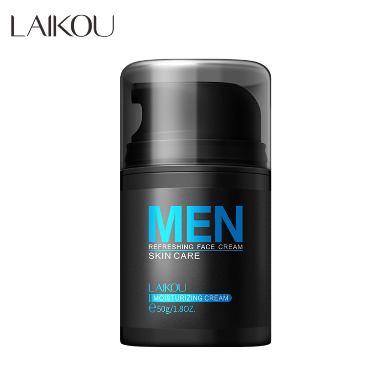 Homens Creme De Cuidados Com A Pele Óleo Hidratante Refrescante Facial Controle De Umidade 50g Laikou - Beauty