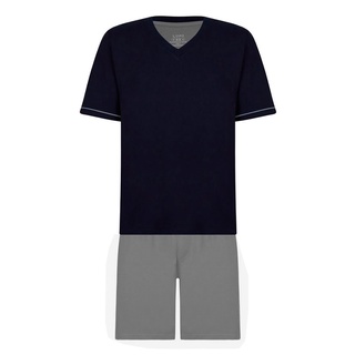 Pijama Masculino Shorts Manga Curta Lupo