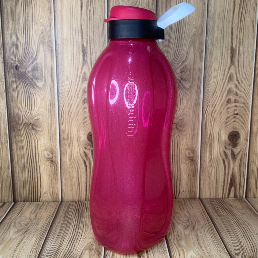 Tupperware Garrafa D`água 2 Litros Eco Rosa Com Glitter Original Não Deixa Gosto Shopee Brasil