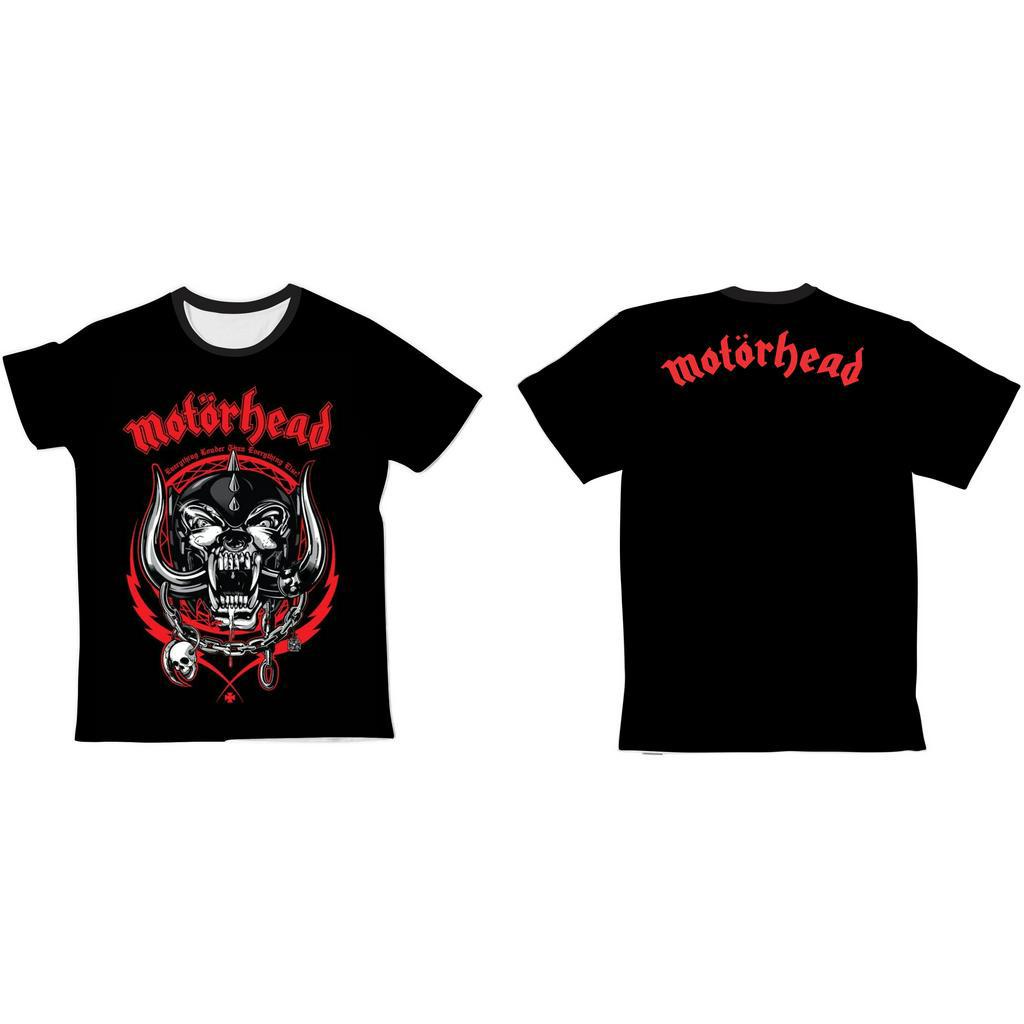 Camiseta Motorhead Tecido Dry Fit Proteção UV50