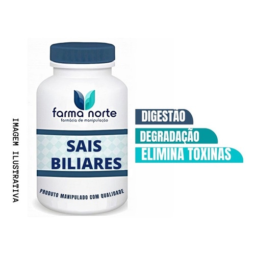 Sais Biliares 50 Mg 60 Capsulas - Saúde Digestiva
