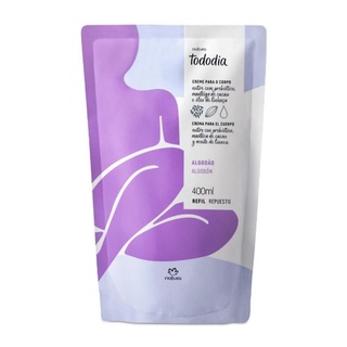 Refil hidratante Natura Tododia Algodão 400ml