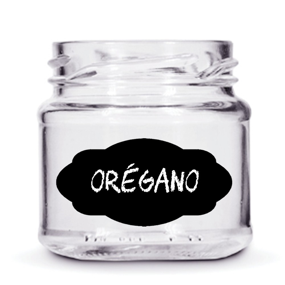 Pote Vidro Condimento Tempero Kit Com 6 de 150ml + Adesivos impressos (você escolhe os nomes)