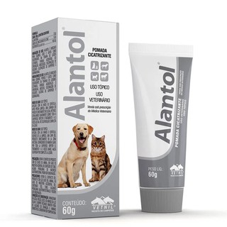 Alantol 60g - Creme Cicatrizante P/ Cães, Gatos e Equinos em Oferta na Shopee
