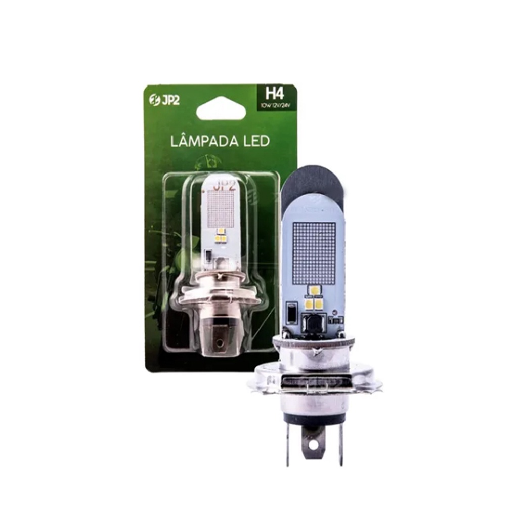 Lâmpada moto h4 super led efeito xenon 8000k titan 125/150/160/cb 300/xre 300/xre 190/fazer/Lander — imagem 2 de 2
