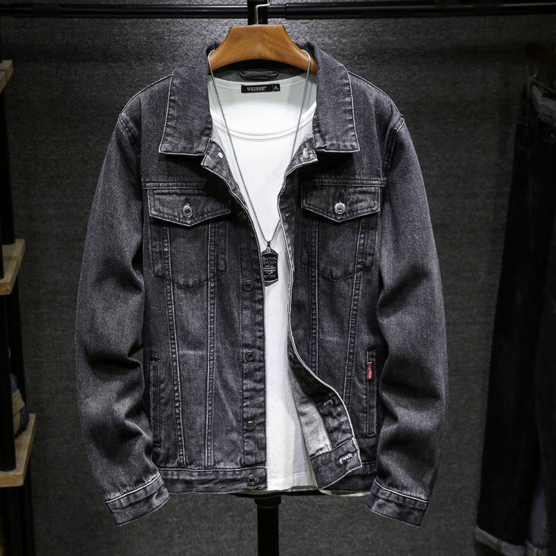 jaqueta jeans lavado masculina