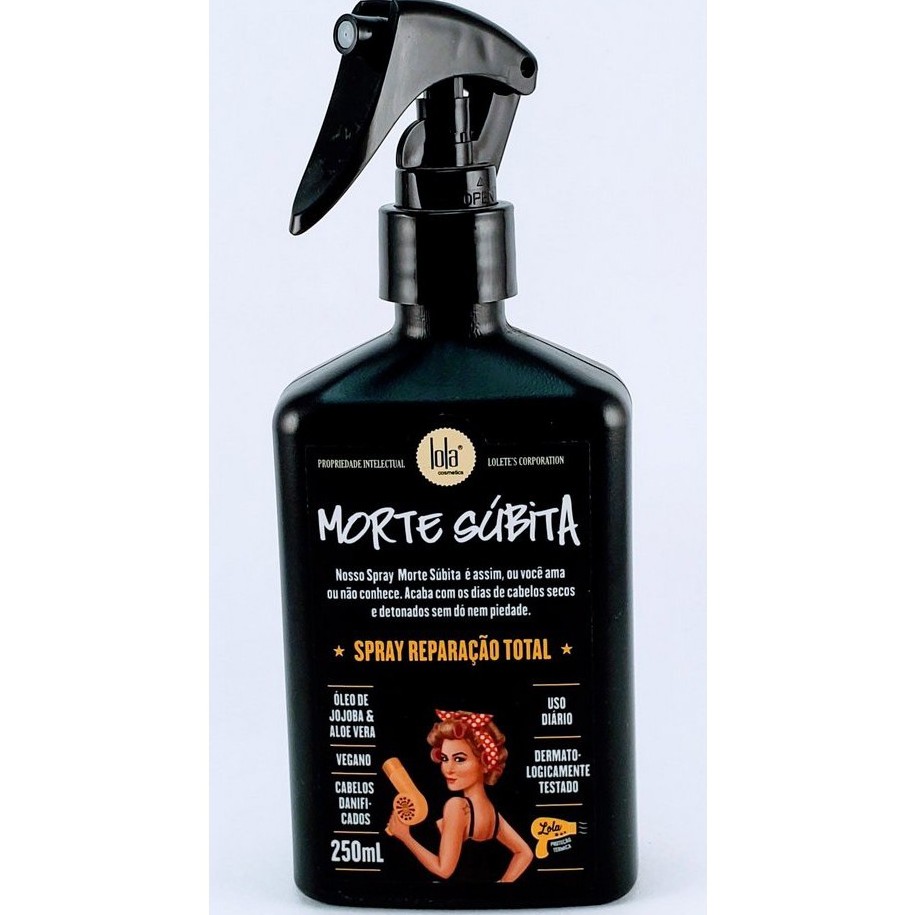 Morte súbita Reparação Total Spray Protetor Termico 250ml Lola Cosmetics