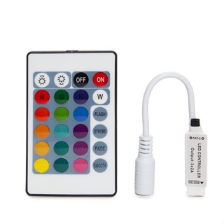 Apenas Controle Remoto 24 Teclas P/ Fita Led Rgb 5050,3528. em Oferta na Shopee