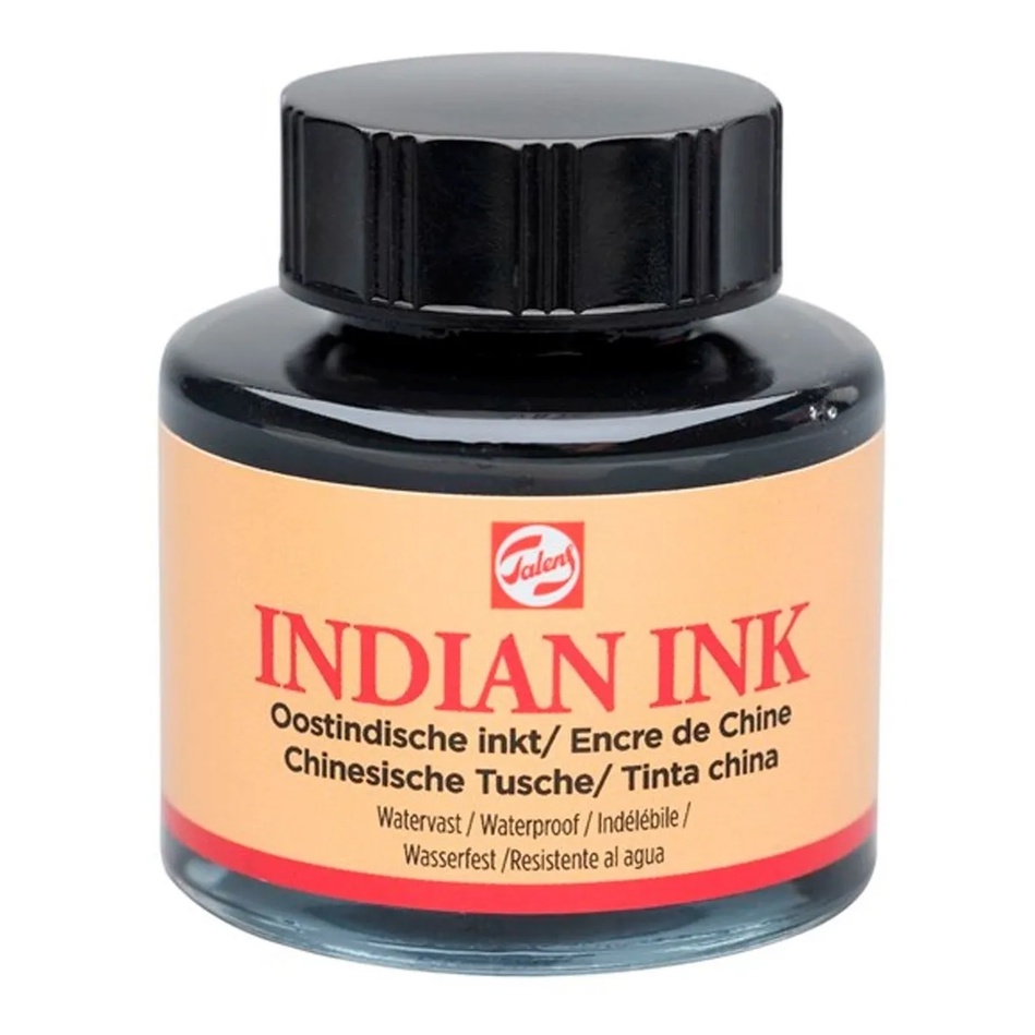 Tinta Nanquim Indian Ink Talens 30ml em Oferta na Shopee