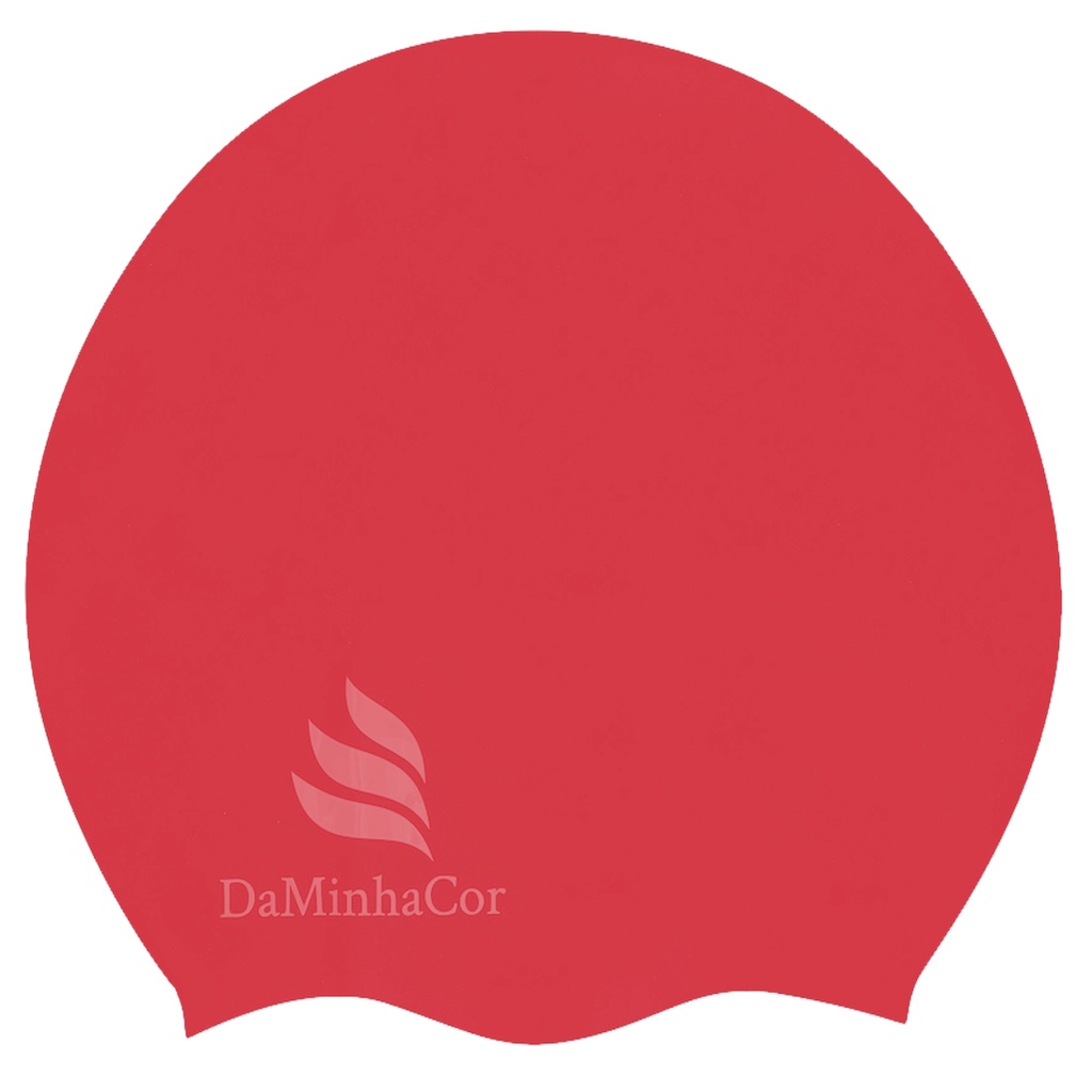 Touca de Natação Afro M Daminhacor Vermelho