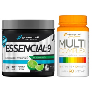 Kit Essencial 9 Eaa Aminoácidos + Multi Vitamínico Premium