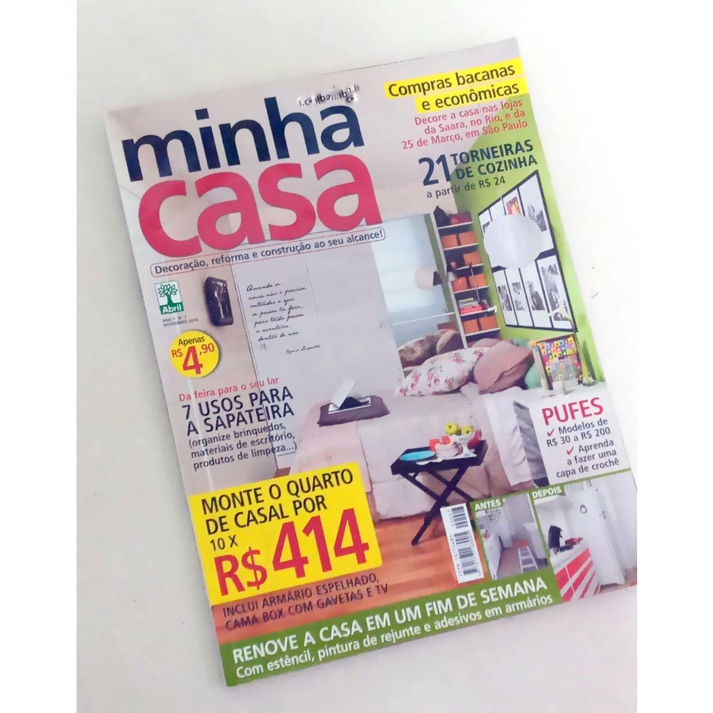 Revista Minha Casa Novembro 2010 Decoração Reforma