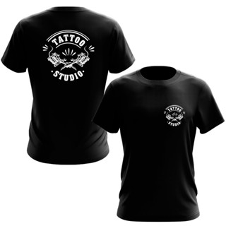 Camiseta Tattoo Studio Tatuador Uniforme Autonomo Serviço em Oferta na Shopee