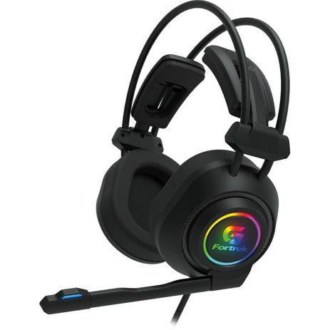 Fone Gamer Para Jogos Para PC Celular Headset Gamer RGB Vickers Preto Fortrek