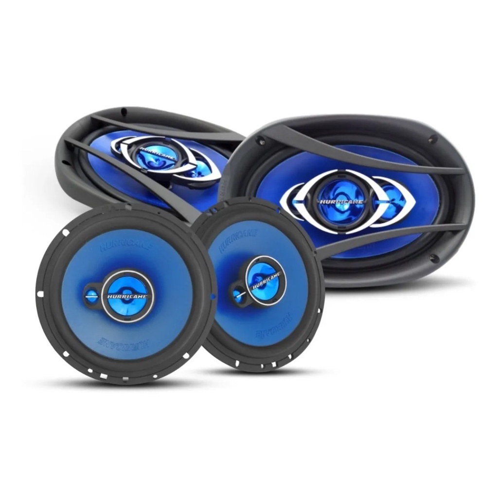 Kit Fácil Falante Hurricane 6 + 6x9 280w Rms Prático Som em Oferta na Shopee