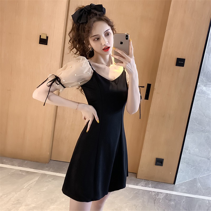 vestido preto escrito fé