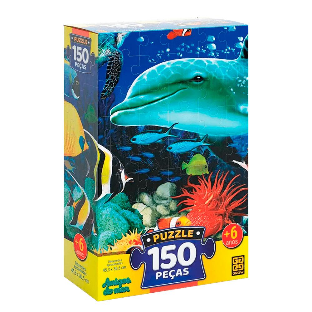 Puzzle 150 peças Amigos do Mar - Mom & Baby