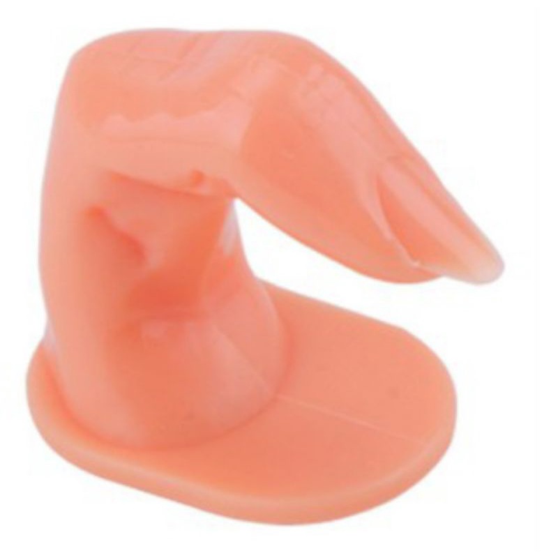 Dedo Postiço Para Treino Teste Manicure Unhas Gel Acrigel Fibra