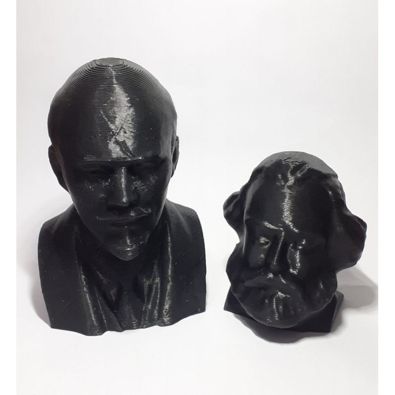 Busto Decoração Vladimir Lenin Karl Marx União Soviética Socialismo