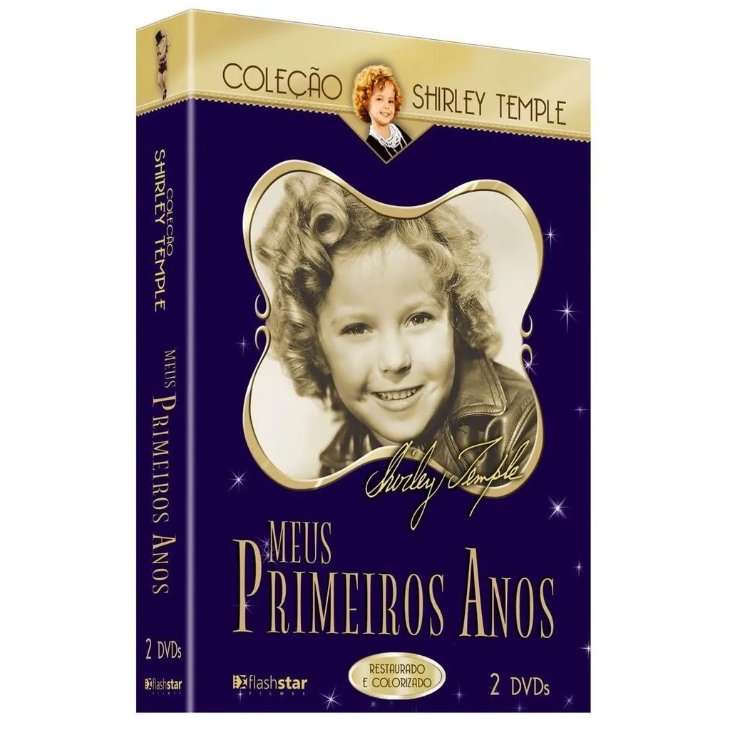 Box Dvd Meus Primeiros Anos Shirley Temple Original Lacrado!