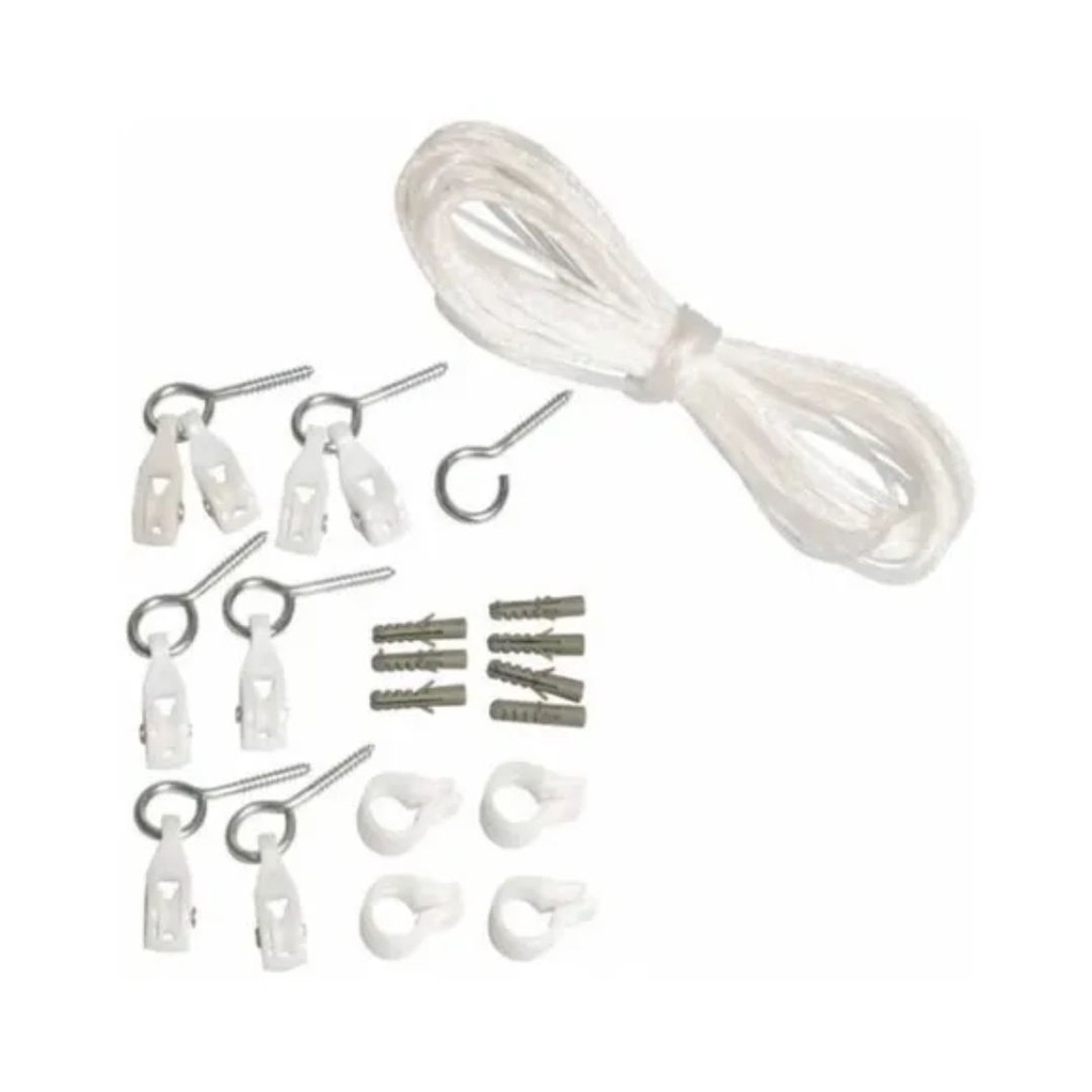 Kit Reparo Para Varal De Teto 13 Metros De Corda - Salva Varal
