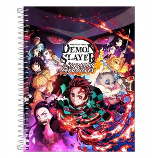 Caderno Premium Demon Slayer Personalizado Várias Capas