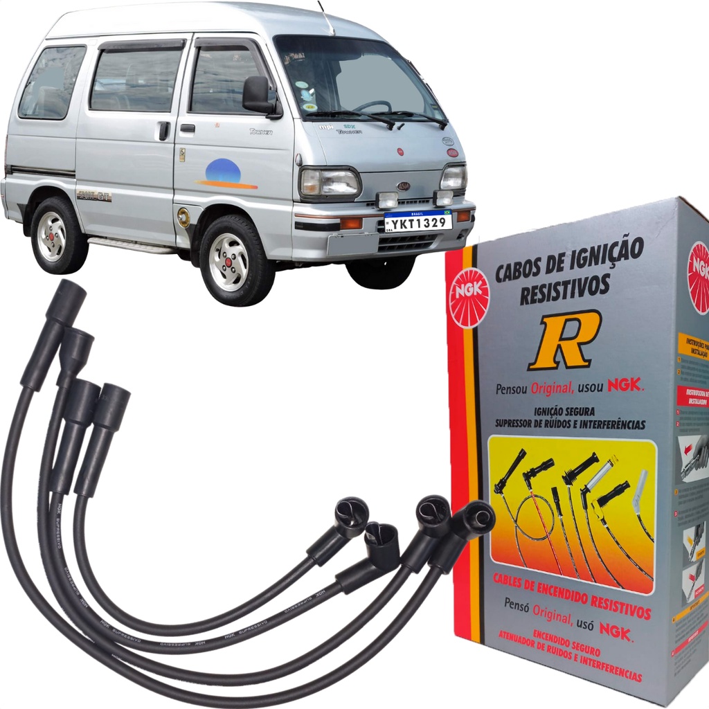 Cabo de Vela Original NGK Asia Motors Towner Truck de 1993 a 1998